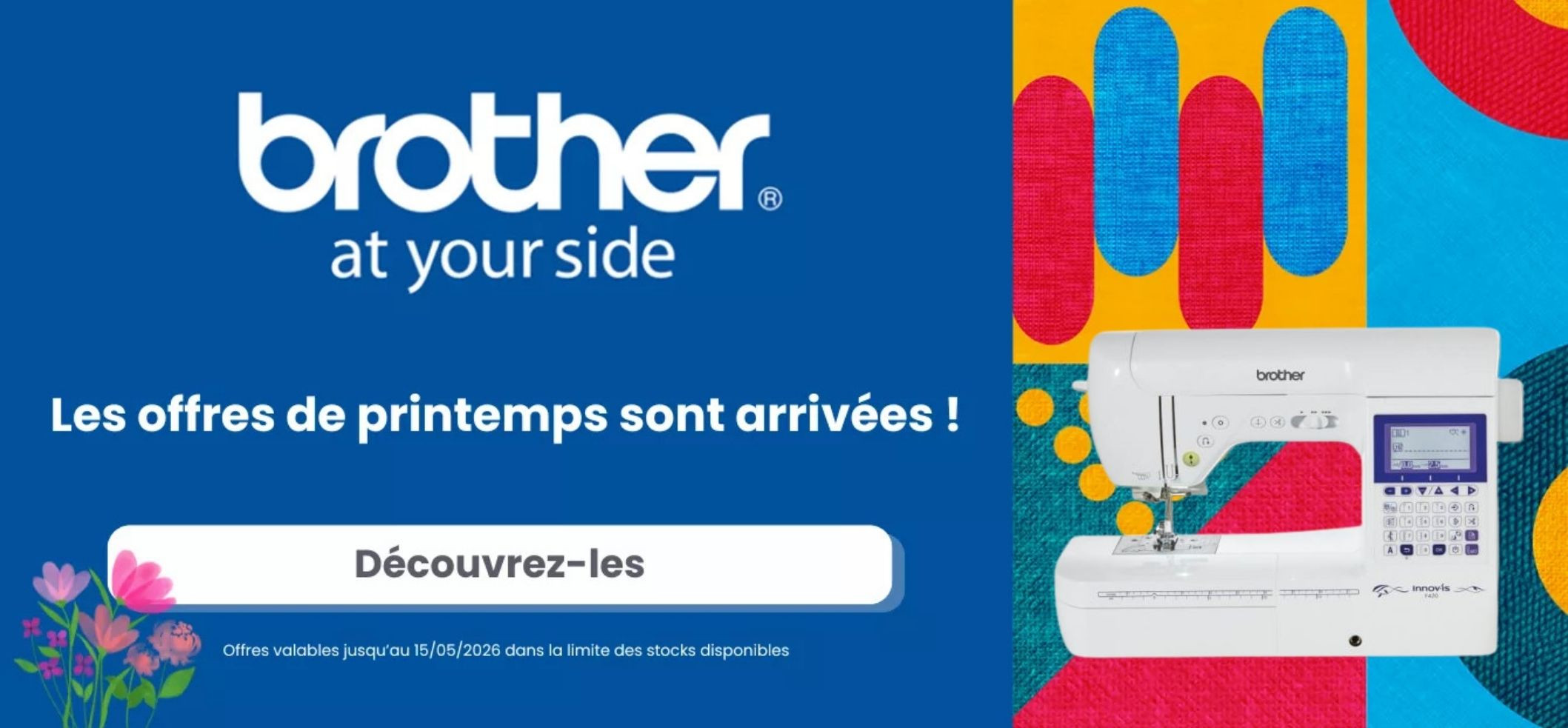 Promotions Printemps chez BROTHER